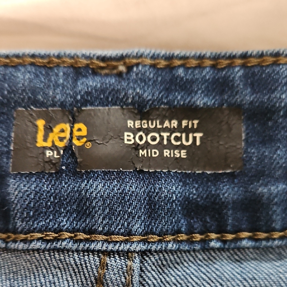 Classic Blue Mid Rise Bootcut Jeans - Picture 10 of 12